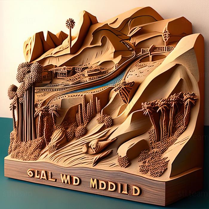 3D модель Сан-Диего Калифорния (STL)